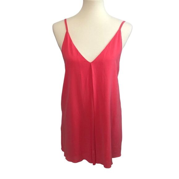 Alice + Olivia Women's Top Spaghetti Strap Fully Lined Coral Size Medium - Picture 1 of 10